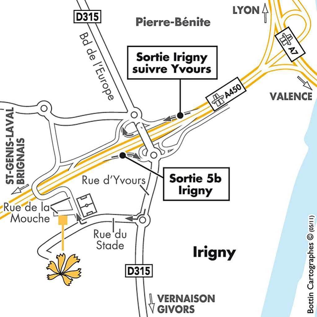 Premiere Classe Lyon Sud - Irigny - Pierre Benite Bagian luar foto